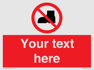 Custom No outdoor footwear